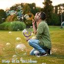 Big Bubble Wands Set, 14pcs Random Color Plastic Giant Bubble Wands Bubble Maker Kids Summer Toy for Outdoor Activities by TinyTreasures Baby Boutique