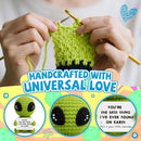 Unique Crochet Alien Decor Gift for Boyfriend, Girlfriend, Anniversary, Valentine's Day, Birthday, Christmas Funny Romantic Gifts for Him Her to My Love Presents by CozyNest Decor