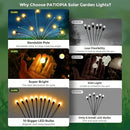 Solar Garden Lights, 40 LED Firefly Garden Lights Solar Outdoor, Solar Lights for Outside Sway by Wind,Solar Lights Outdoor Waterproof for Christmas Yard Patio Pathway Decoration (4 Pack) by GreenHaven Gardens