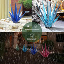 Large Tequila Rustic Sculpture, Rustic Metal Agave Plants for Outdoor Patio Yard, Home Decor Metal Agave Garden Yard Statue by CozyNest Decor