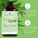 Handcraft Blends Organic Tea Tree Essential Oil – 1 Fl Oz – 100% Pure and Natural – Premium Grade Essential Oil for Diffuser and Aromatherapy by CozyNest Decor