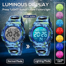Kids Watch,Boys Watch for 3-15 Year Old Boys,Digital Sport Outdoor Multifunctional Chronograph LED 50 M Waterproof Alarm Calendar Analog Watch for Children with Silicone Band,Kids Gift by TinyTreasures Baby Boutique