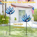 LimeHill Wind Spinner for Yard and Garden - Large Metal Kinetic Wind Sculptures, Yard Art Outdoor Decor (27 x 91 inches) by GreenHaven Gardens