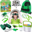 ESSENSON Bug Catcher and Kids Explorer Kit, Outdoor Bug Catching Explorer Adventure Kit with Binoculars, Summer Outdoor Toys for Kids Ages 4-8 by TinyTreasures Baby Boutique