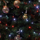 HOME LIGHTING 66ft Christmas Decorative Mini Lights, 200 LED Green Wire Fairy Starry String Lights Plug in, 8 Lighting Mode, for Indoor Outdoor Xmas Tree Wedding Party Garden Decoration (Red & White) by TinyTreasures Baby Boutique