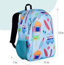 Wildkin 15-inch Kids Backpack – Durable, Padded, Adjustable for School & Travel - Surf Shack by TinyTreasures Baby Boutique