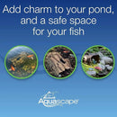 Aquascape 78324 Koi Predator Control Faux Log Fish Cave, Brown by GreenHaven Gardens