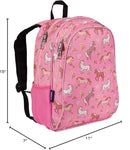 Wildkin 15-inch Kids Backpack – Durable, Padded, Adjustable for School & Travel - Wild Horses by TinyTreasures Baby Boutique