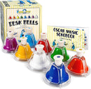 MINIARTIS Desk Bells for Kids | Educational Music Toys for Toddlers 8 Notes Colorful Hand Bells Set | Kids Musical Instrument with 15 Songbook | Great Birthday Gift for Children by TinyTreasures Baby Boutique