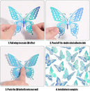 SAOROPEB 3D Butterfly Wall Decor - 48 Pcs, 4 Styles, 3 Sizes - Removable Stickers for Birthday & Party Decorations by CozyNest Decor