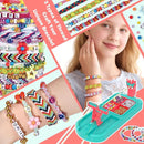 Arts and Crafts for Kids Ages 8-12,Friendship Bracelet Making Kit for Girl,DIY Arts and Crafts Maker for Kids,Jewelry Making Kit Christmas Gifts for Ages 6 7 8 9 10 11 12 Year Old (Blue/Pink) by TinyTreasures Baby Boutique