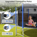 Upgraded 16FT 15FT 14FT 12FT 10FT 8FT Trampoline Outdoor with Basketball Hoop and Net, Capacity for 4-6 Kids and Adults by TinyTreasures Baby Boutique