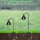 FEED GARDEN Shepards Hooks for Outdoor Bird Feeder Pole 60 Inch Adjustable Tall Heavy Duty Shepherds Hooks for Hanging Plant Baskets, Solar Lights, Wedding Decor, Lanterns, Black (2 Pack) by GreenHaven Gardens