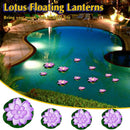 Liliful 24 Pcs Diwali Lotus Decoration Pool Floating Lights, Artificial Flowers Lotus with LED,Lily Pads Water Lantern for Indian Puja Home Decoration(3.94 Inch, 5.91 Inch,Purple) by GreenHaven Gardens