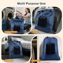 2-Pack Backpack Laundry Bags, Heavy Duty Laundry Bag Backpacks with Adjustable Shoulder Straps, Door Hanging Washing Bag, Laundry Hamper Lining for College Dorm, Travel, Laundromat by CozyNest Decor