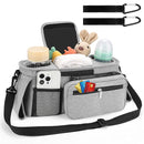 Accmor Universal Stroller Organizer with Insulated Cup Holder Detachable Phone Bag and Shoulder Strap,Stroller Bag Caddy Organizer Fits for Uppababy, Baby Jogger, Britax Strollers by TinyTreasures Baby Boutique