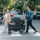 Larktale Adjustable Stroller, 2 Seater Kids Wagon, 120 Pound Capacity, Sprout V2, Black by TinyTreasures Baby Boutique