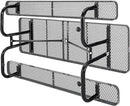Global Industrial 8’L Rectangular Picnic Table, Expanded Metal, Gray Thermoplastic Coating, Attached Benches, 1-1/2” Umbrella Pole Hole, Outdoor-Rated, 1000 lb Capacity, 96” x 30” Tabletop by GreenHaven Gardens