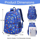 CLUCI Kids Backpack for Boys Bookbags Preschool Toddler Daycare School Bag Elementary Kindergarten Lightweight Waterproof Bluey Backpack Cars by TinyTreasures Baby Boutique