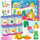 ifergoo Air Dry Clay for Kids - Animal Modeling Clay Kit, 6 Animal Designs with Sculpting Tools & Tutorials, Ultra Light & Soft, Arts & Crafts DIY Creative Toys, Gifts for Age 3-12 Girls & Boys by TinyTreasures Baby Boutique