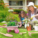 Kids Gardening Tools Outdoor Toys Set Backyard Play with Wheelbarrow Educational STEM Learning Pretend Toys Outdoor Indoor for Toddlers Kids Boys Girls by GreenHaven Gardens