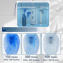 Toilet Bowl Cleaner Bottle, Automatic Toilet Bowl Cleaner Tablets in Bottle, Easy to Use, Long-Lasting Effect Toilet Cleaners Drop in Tank, Blue, 2 Bottles by CozyNest Decor