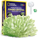 National Geographic Jumbo Crystal Growing Kit - Grow A Giant Glow in The Dark Crystal in a Few Days with This Science Kit, Crystals for Kids (Amazon Exclusive) by TinyTreasures Baby Boutique
