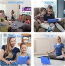 Kids Tablet, 10.1 Inch Android 15 Tablet for Kids, 12GB+64GB, Octa-Core, 6000mAh Battery, WiFi 6, Pre-Installed Kids Apps, Parental Control, ABCmouse for 30-Days Free, with EVA Protective Case (Blue) by TinyTreasures Baby Boutique