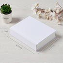 Photo Album 5x7 with Writing Space Linen Cover 5x7 Photo Album Book Holds 30 Photos Ideal for Wedding Theme-Album and Baby Photo Albums (White,30 Pockets) by TinyTreasures Baby Boutique
