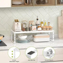 Expandable Cabinet Organizer Shelf With Adjustable Height, Stackable Kitchen Countertop Organizer Rack, Adjustable Shelf Riser For Kitchen Counter, Pantry, Cupboard, Desk, Tabletop by CozyNest Decor