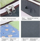 90L Under Bed Storage Containers, Large Capacity Underbed Storage Bags Organizer, Thick Fabric Storage Bins with Clear Window and Reinforced Handles for Blanket Comforter Bedding Clothes, 8 Pack by CozyNest Decor