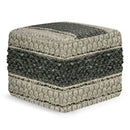 Grady - Handcrafted Square Pouf by HouseOfZazla