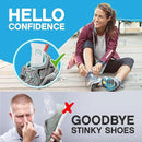 NonScents Shoe Deodorizer 1-Pack (2 Count) - Odor Eliminator, Air Freshener, Smell Absorber, Scent Remover for Shoes, Gym Bags, Soccer Cleats, Closets, Pet Area, Reusable - Shoe Deodorant by CozyNest Decor