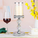 Candle Holders for Pillar Candle, Pillar Crystal Candle Holders, Candlesticks Holder for Wedding, Dining Coffee Table, Centerpieces, Home Decor CH00XM by CozyNest Decor