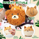 Libima 9 Pcs Mini Stuffed Animals Keychains 3.15 Inch Small Plush Cute Ornaments Bulk Toys for Baby Shower Birthday Party Decors Gift Bags Fillers Halloween Christmas Basket Stuffers(Puppy) by TinyTreasures Baby Boutique