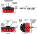 Drillbrush Headstone Cleaning Supplies - Outdoor Power Brush - Fountain Cleaner Tool - Deck Scrubbing Tool - Patio Cleaning Brush - Concrete Garage Floor Cleaner - Granite Scrubber Kit for Drill by CozyNest Decor