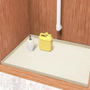 URMONA Waterproof Silicone Under Sink Mat 25'' x 22'' Shelf Liner for Kitchen and Bathroom, Cabinet and Counter Protector, Storage and Organizers, Litter Mat, Pet Cat Puppy Essentials(Cream) by CozyNest Decor