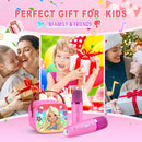 Princess Mini Karaoke Machine Toys: Kids Toys Girls Birthday Gifts Age 3-12+ LED Portable Bluetooth Speaker with 2 Wireless Microphone Gift Toy for 4 5 6 7 8 9 Years Old Girl Boy Kid Adult by TinyTreasures Baby Boutique