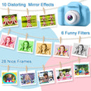 GKTZ Toys for Girls Age 3-8, Kids Camera Digital Video Toddler Camera Children Camcorder Birthday Gifts for 3 4 5 6 7 8 Year Old Girls with 32GB SD Card by TinyTreasures Baby Boutique
