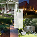 Afirst Solar Lights Outdoor Decorative Metal Sitting Frogs Hollow Out White LED Metal Waterproof Garden Stake Lights for Walkway Pathway Lawn Patio Yard Decorations by CozyNest Decor