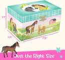 Musical Horse Kids Jewelry Box - Girls Jewelry Box with Mirror, Horse Toys for Girls Age 4-6 by TinyTreasures Baby Boutique