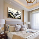amatop Large Framed Canvas Wall Art Modern Abstract Mountain Landscape Art Print Zen Minimalist Artwork Black and White Decorative Motivational Picture for Office Living Room Bedroom Decor 48x24 Inch by CozyNest Decor