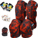 Soft-Style Kids Knee and Elbow Pads with Bike Gloves, Flexible Impact-Resistant Gear for Ages 2-11, Designed for Balance Bikes, Roller-Skating, and Skateboarding by TinyTreasures Baby Boutique
