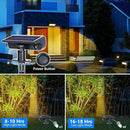 Toodour Solar Spot Light Outdoor, 6 Pack Solar Lights Outdoor with 2 Modes, Waterproof Solar Powered Flood Lights Landscape Lighting for Yard Garden Home Pathway Walkway Outdoor Decor - Warm White by GreenHaven Gardens