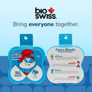 BioSwiss Bandages, The Smurfs Classic Shaped Self Adhesive Bandage, Latex Free Sterile Wound Care, Fun First Aid Kit Supplies for Kids and Adults, 50 Count Plastic Case by TinyTreasures Baby Boutique