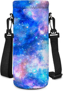 AUPET Water Bottle Bag Carrier,24oz/32oz Insulated Neoprene bottle Sling Holder Case Pouch Cover for 1000ML/750ML Bottles with Shoulder Strap for walking by TinyTreasures Baby Boutique