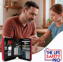 Portable First Aid Kit for Kids with CPR Shield - Ideal for Home, Car, School, Camping, and as a Travel First aid kit. Latex-Free Bandages – Children First Aid Guide by The Life Safety Pro by TinyTreasures Baby Boutique