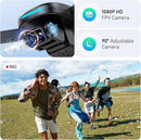 Drone with Camera, 1080P HD FPV Drone with Brushless Motor, One Key Take Off/Landing, Altitude Hold, Gesture Selfie, 3D Flips, 2 Batteries, Drones for Kids 14+ by TinyTreasures Baby Boutique