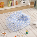 Toddler Chair Kids Couch, 2-in-1 Comfy Armchair with Removable and Washable Cover Carrying Handle, Convertible Reading Chair Toddler Couch for Girls and Boys by CozyNest Decor