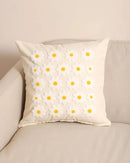 katre home madame & textile Throw Pillow Cover – Handcrafted Daisy Design on Natural Cotton – 18x18 inch – Decorative Punch Needle Cushion Cover – Boho Floral Accent Pillowcase by CozyNest Decor